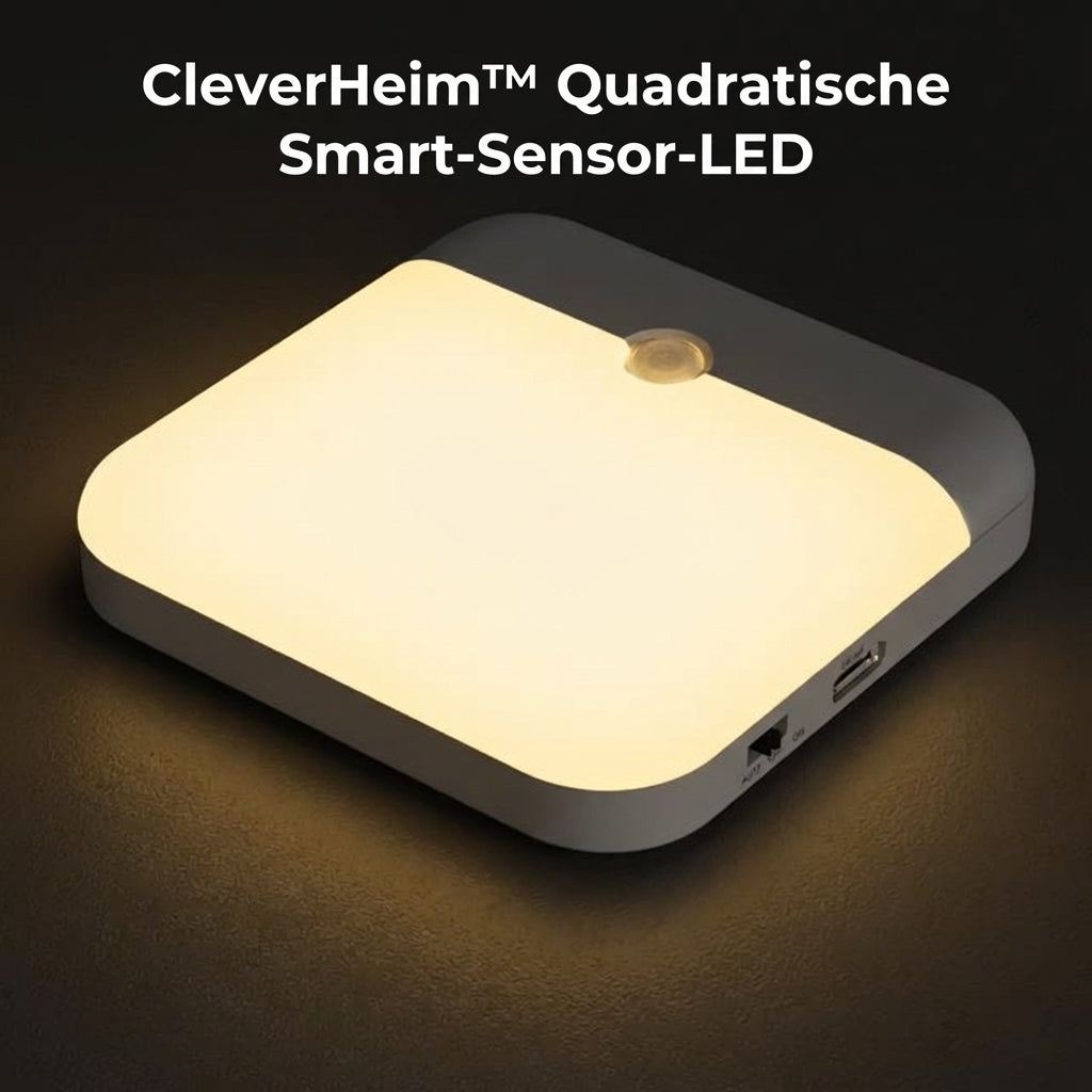 CleverHeim™ Quadratische Smart-Sensor-LED