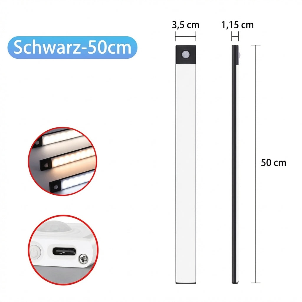 CleverHeim™ Premium Aluminium Sensor-Lichtleiste
