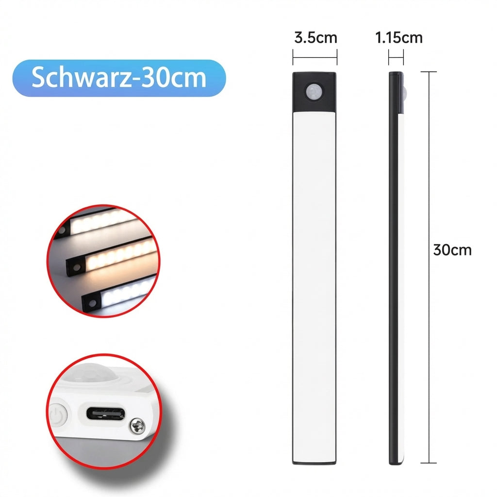 CleverHeim™ Premium Aluminium Sensor-Lichtleiste
