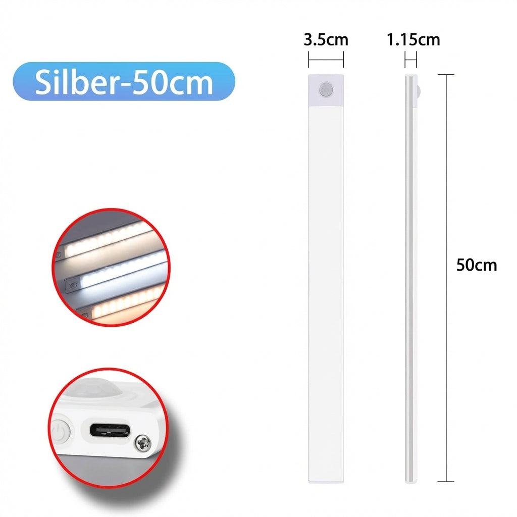 CleverHeim™ Premium Aluminium Sensor-Lichtleiste